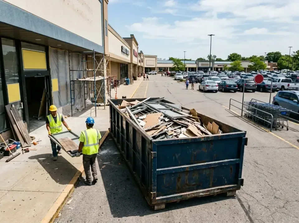 retail-store-renovation-debris-003 — frequently asked questions, Roll-off Dumpster Rentals in Mulino, OR